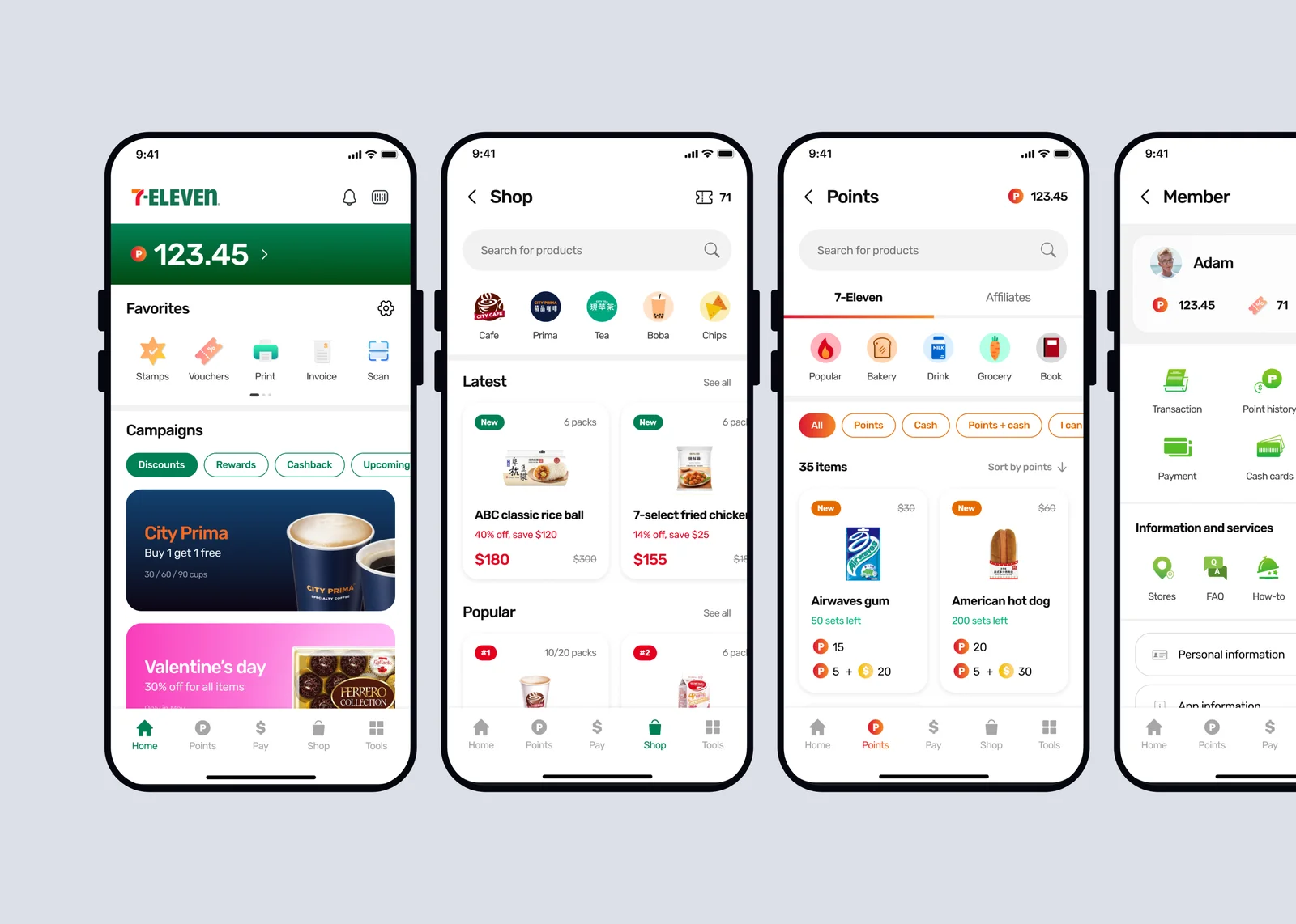 7-Eleven Super App Redesign Hero Illustration