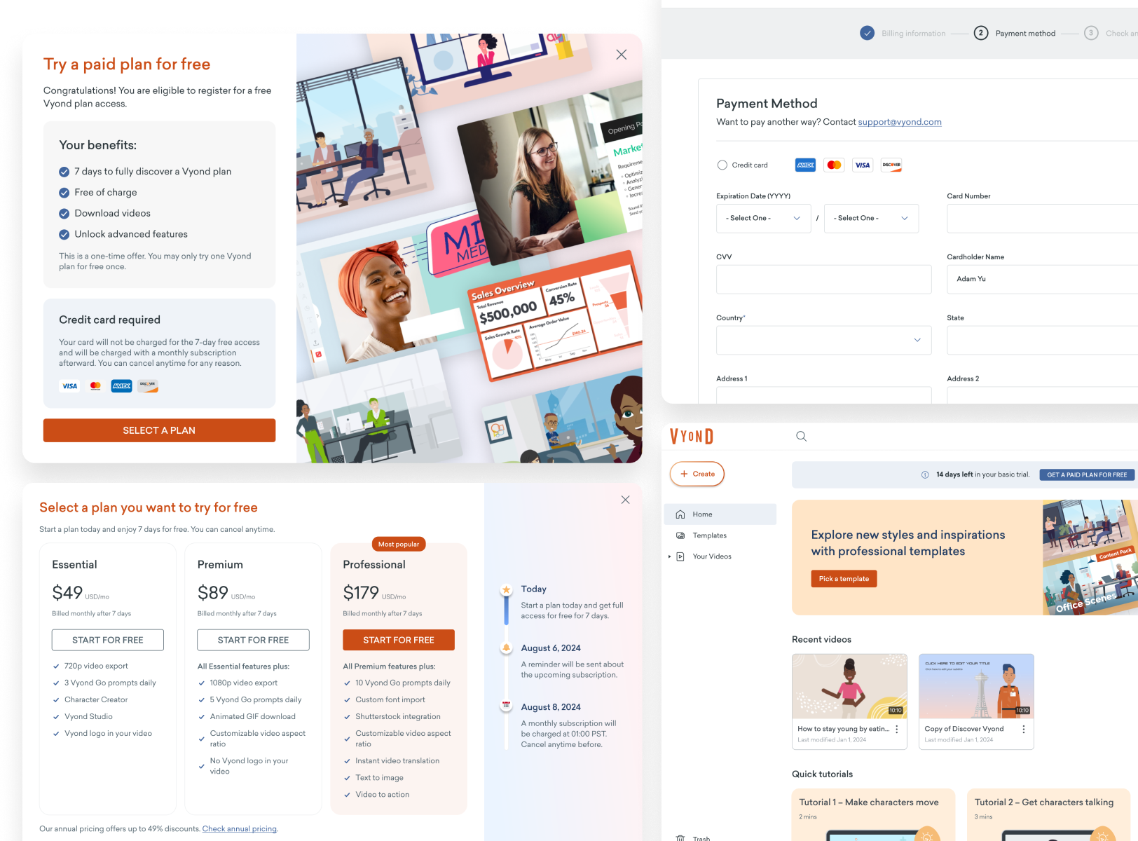 Extended plan trial for more features at a lower price